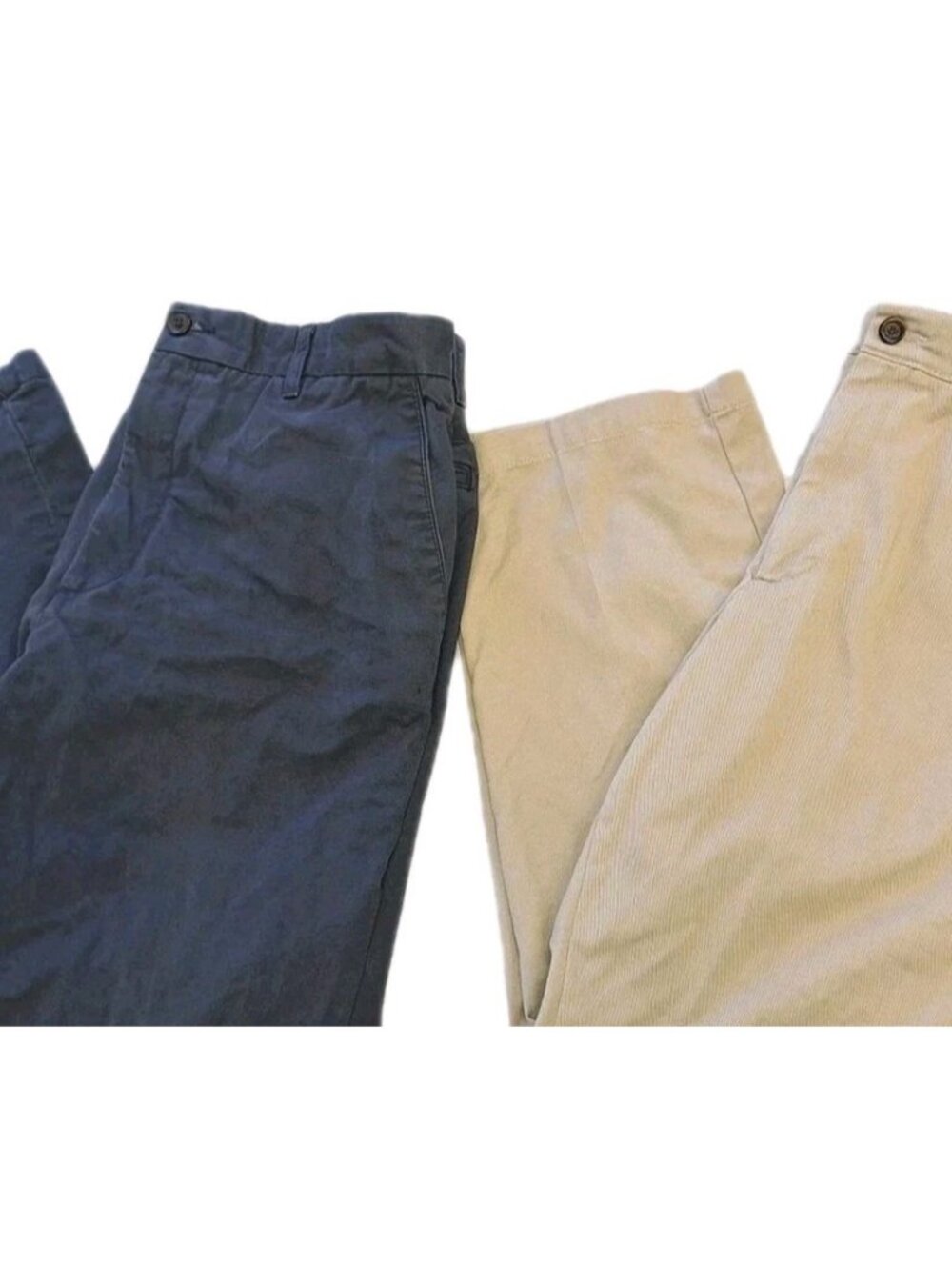 Dockers Mens Beige And Blue Pants Size 36x30 Dress Pants Lot Of TWO